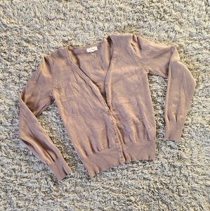 Tan Debut fitted cardigan